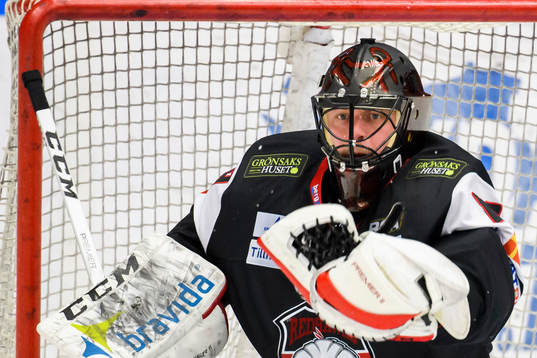 Malmö Redhawks målvakt Oscar Alsenfelt