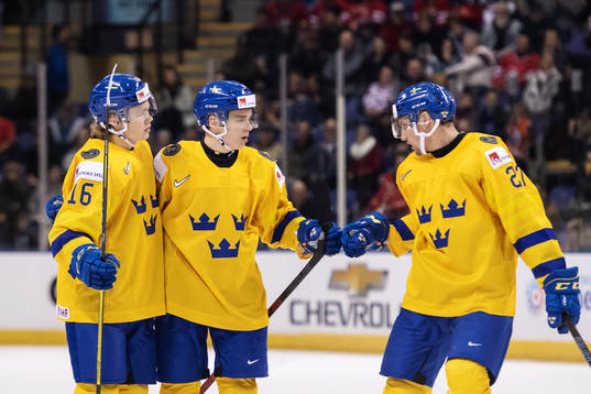 Filip Westerlund, Nils Lundkvist and David Gustafsson of