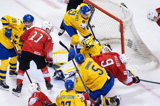 Sven Leuenberger and Nicolas Muller of Switzerland in