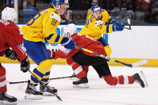 Emil Bemström of Sweden shoots