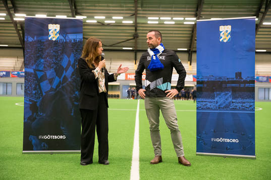 IFK Göteborgs kommunikationschef Erica Berghagen och