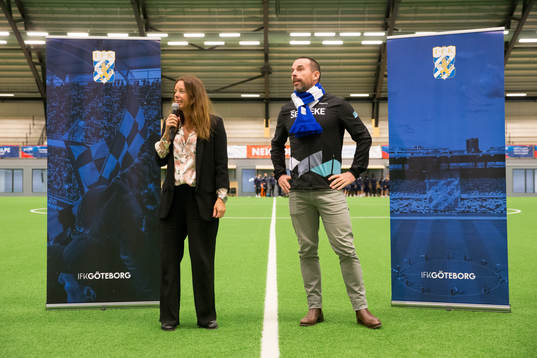 IFK Göteborgs kommunikationschef Erica Berghagen och