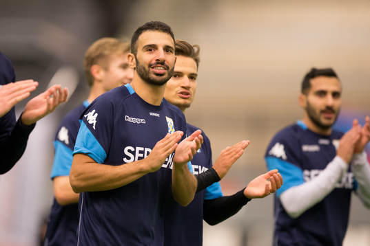 IFK Göteborgs André Calisir och Amin Affane