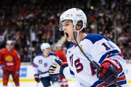 Oliver Wahlstrom of USA celebrates