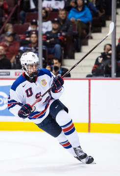 Jack Hughes of USA