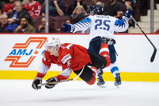 Nico Gross of Switzerland falls