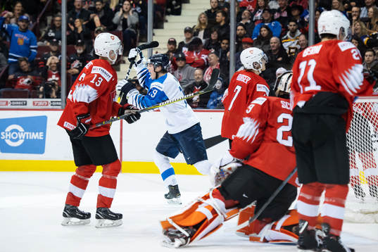 Rasmus Kupari of Finland celebrates