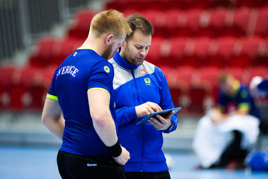 Bläddra bland fler bilder av Handboll, Inför VM 2019, Sverige, Träning