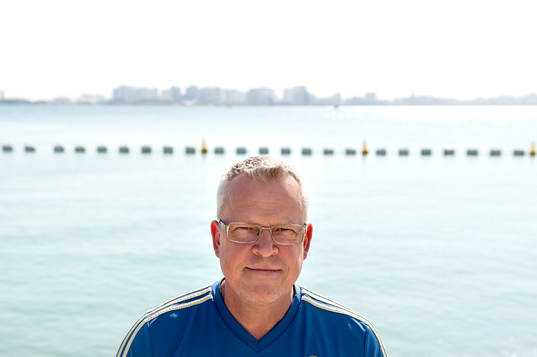Head coach Janne Andersson of Sweden poses for a portrait