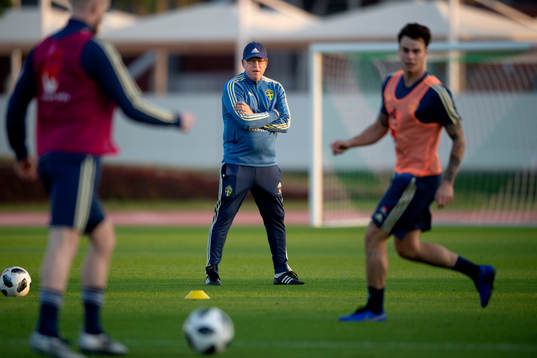 Head coach Janne Andersson of Sweden