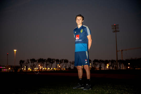 Sweden's Simon Thern poses for a portrait