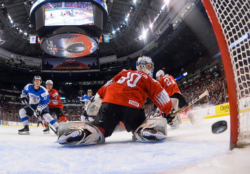 Finland's Aleksi Heponiemi #10 looks