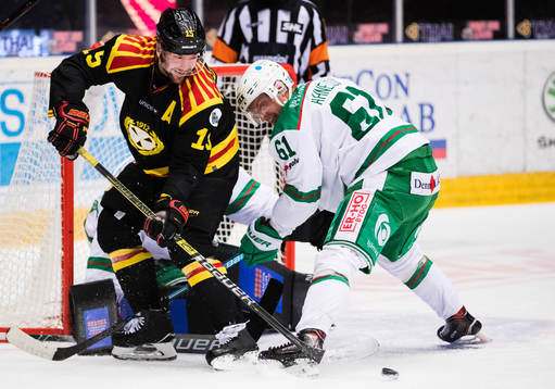 Brynäs Simon Bertilsson utmanar Rögles Jonas Ahnelöv