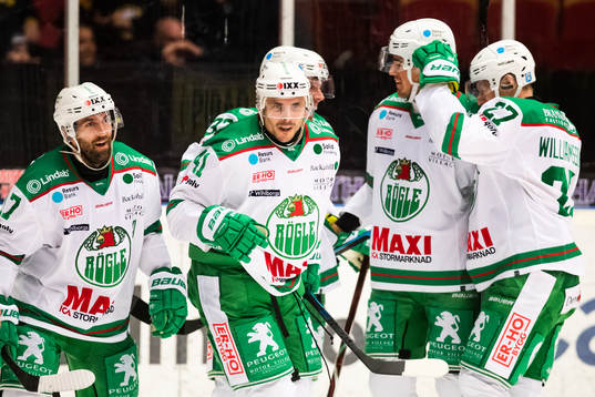 Rögles Taylor Matson, Daniel Widing och Jesper Williamsson