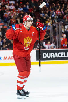 Klim Kostin of Russia celebrates