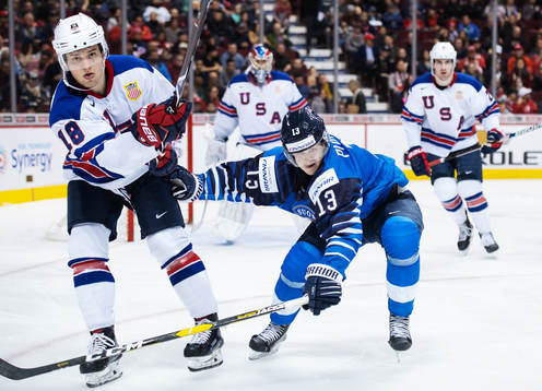 Oliver Wahlstrom of USA and Valtteri Puustinen of Finland