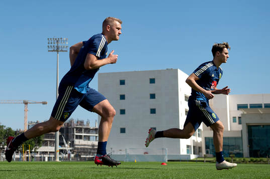 Sweden's Robin Jansson and Jonathan Levi