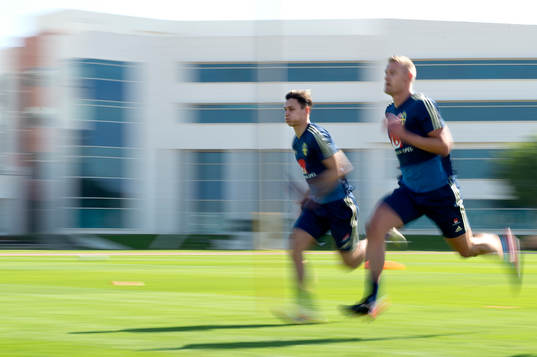 Sweden's Jonathan Levi and Robin Jansson