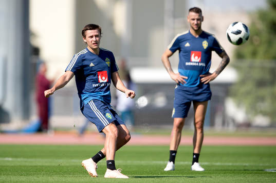 Sweden's Simon Thern and Alexander Milosevic