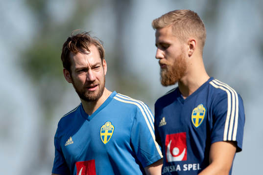 Sweden's Christian Andersson and Filip Dagerstål