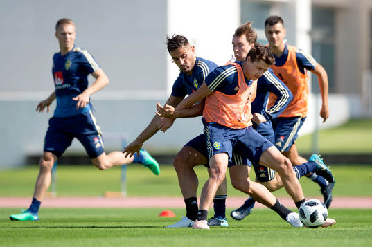 Sweden's Simon Thern, Sotirios Papagiannopoulos and Simon