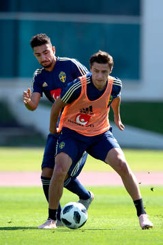 Sweden's Simon Thern and Daleho Irandust