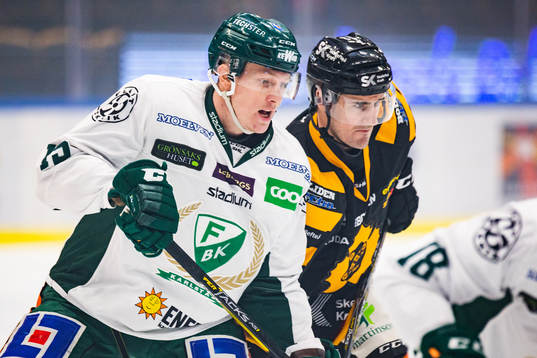 Färjestads Gustav Rydahl och Skellefteås Bud Holloway