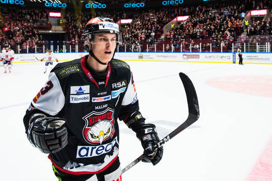 Malmö Redhawks Fredrik Händemark jublar
