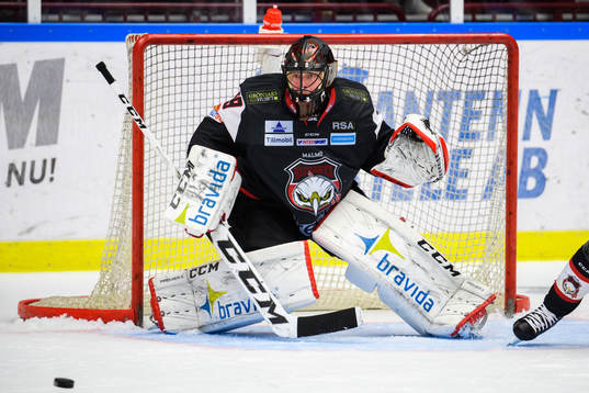 Malmö Redhawks målvakt Oscar Alsenfelt