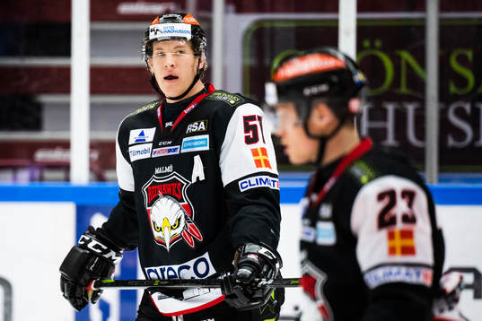 Malmö Redhawks Emil Sylvegård deppar
