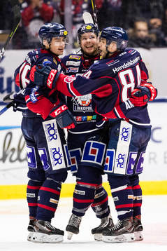 Linköpings James Wright, Andrew Gordon och Jimmy Andersson