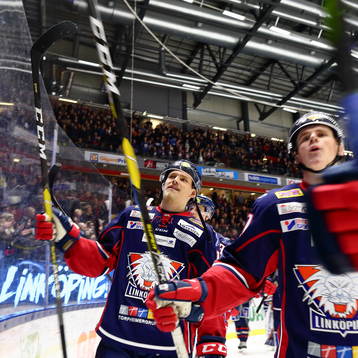 Linköpings Kristoffer Gunnarssons jublar