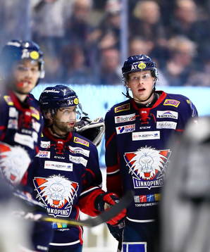 Linköpings Joe Whitney och Fredrik Karlström