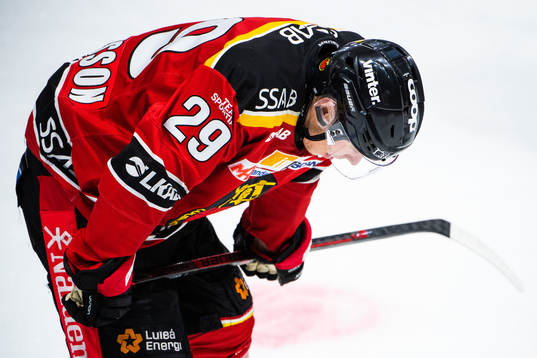 Luleås Erik Gustafsson deppar