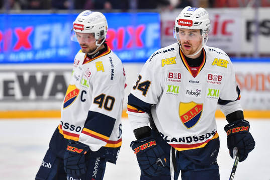 Djurgårdens Jacob Josefson och Daniel Brodin deppar