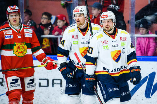Djurgårdens Daniel Brodin och Jacob Josefson deppar