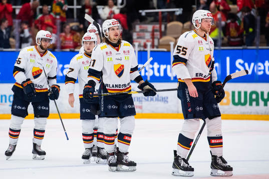 Djurgårdens Axel Jonsson Fjällby och Alexander Urbom