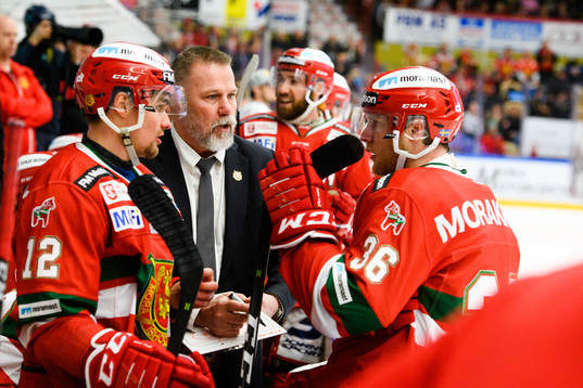 Moras tränare Mats Lusth