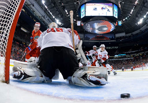 Russia's Kirill Slepets #29 scores
