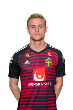 Sweden's goalkeeper Jacob Rinne poses for a portrait