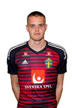 Sweden's goalkeeper Oscar Linnér poses for a portrait