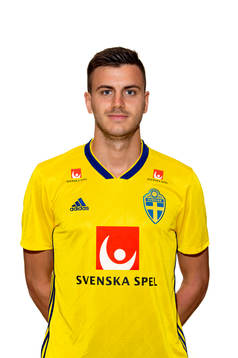 Sweden's Alexander Jeremejeff poses for a portrait