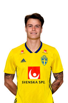 Sweden's Melker Hallberg poses for a portrait