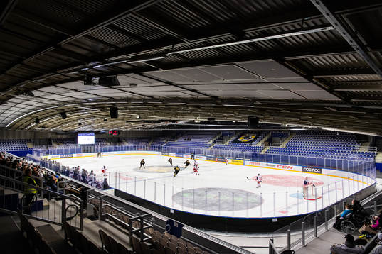 Generell interiör vy över Malmö Isstadion