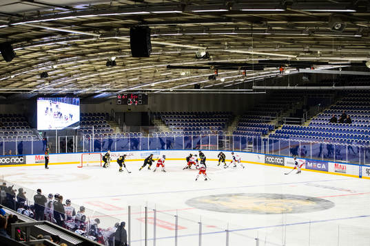 Generell interiör vy över Malmö Isstadion
