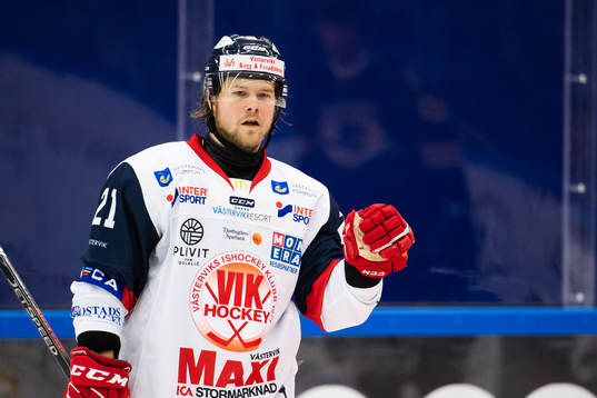 Västerviks Victor Öhman jublar