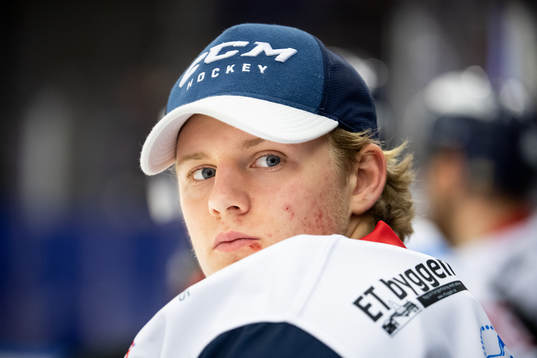 Västerviks målvakt Isak Ragnevad