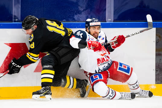 Panterns Matias Lassen och Västerviks Alexander Lindqvist