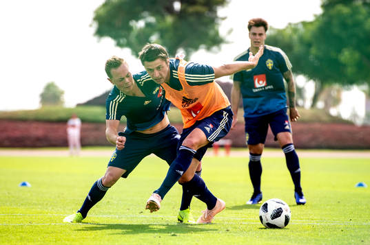 Sweden's Adam Andersson and Simon Thern
