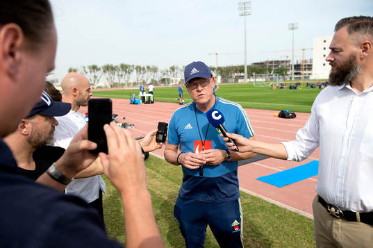 Sweden's head coach Janne Andersson